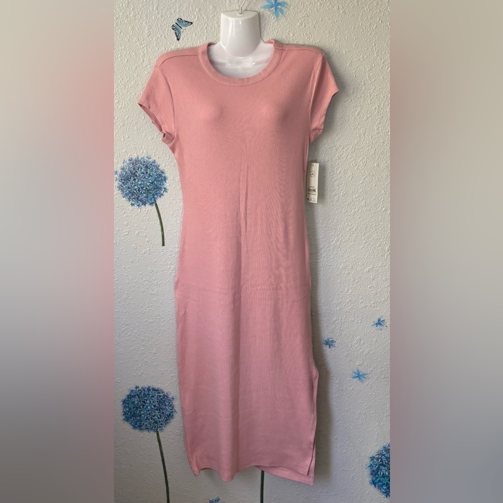 Soft Pink Midi Dress No Boundaries